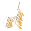 Decorative Flowers 2 Pcs Toy Simulated Corn Skewers Vegetable Ornament Hanging Artificial Food Lifelike For Home Decoration Fake Kitchen