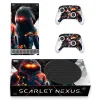 ملصقات Scarlet Nexus Skin Sticker Cover Legal لوحدة وحدة التحكم S -Series S -Series و 2 وحدات تحكم من سلسلة Xbox Slim XSS Skin Sticker Vinyl