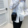 Shoulder Bags Ly Women Clear Handbag Gothic Coffin Shape Concerts Punk Metal Chain Female Crossbody Bag Stadium Approved Phone