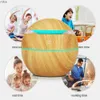 Humidifiers Mini Aroma Diffuser 130ml Ultrasonic Oil Diffusers Ultra Quiet Wood Grain Diffuser for Living Room Bedroom Office Dorm