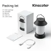 Fuktare Kinscoter Retro Horse Lamp Air Firidifier 400 ml USB trådlös laddningsbar aromdiffusor med LED -nattljus