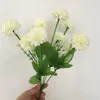 Fleurs décoratives Fleur artificielle réaliste Daily DIY SIMULATION PARTI DÉCOR HOME DÉCOR SOIR 9 Têtes Po Prop Tissu de soie faux