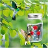 Altre forniture per uccelli Hummingbird Water Feeder Mtiple Porte di alimentazione Vintage Mason Jar con 3 buche per la consegna di gocce da giardino dh9gy