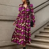 Casual Dresses For Women Elegant Modest Lady Vestidos Winter Color Block Fashionable Women's Clothing