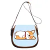 Schoudertassen cartoon puppy hond 3d print mode vrouwen crossbody tas luxe handtassen ritssluiting