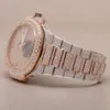 Luxury Looking Fullt Watch Iced For Men Woman Top CraftSmanship Unikt och dyr Mosang Diamond 1 1 5A Watchs For Hip Hop Industrial Luxurious 8350