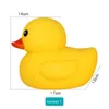 Bath Toys Cute Duck with Squeeze Sound Bath Toy Soft Rubber Float Ducks Play Bath Game Fun Gifts For Children Kids Baby 240413