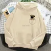 Women's Hoodies sweatshirts pug hoodies vrouwen zweten y2k harajuku hoddies vrouwelijk streetwear capuchon shirt 240413