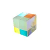 Garden Decorations Dichroic Prism Exquisite Workmanship Cube Light Wear-resistant Decorative Ornaments Attractive