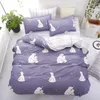 Bedding Sets Juego De Ropa Cama Gris Para Nios Y Adultos Verano Conjunto 3o 4 Unidades Funda Edredn