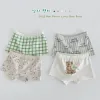 Underkläder 211 Y Little Boys Soft Cotton Briefs Dinosaur Truck Bear Baby Toddler Kids Underwear 4 Packs