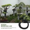 Kommen 10 bonsai draden geanodiseerde aluminium trainingsdraad in 5 maten - 1,0 mm 1.5 2.0 2.5 3.0 zwart