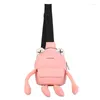 School Bags Style Personality Girl Small Tide Cartoon Cute Frog Casual Messenger Chest Shoulder Crossbody Women Bag