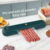 Машина ATWFS Vacuum Sealer Machine Home Appliances Пластиковый пакет, упакованный для кухонной упаковки продуктов, сохраняйте свежую