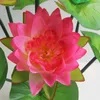Fleurs décoratives 53 cm Artificiel Lotus Flower Ornement Arrangement de fête de mariage pour la maison DÉCOR DE TABLE DE TABLE SOI