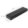 Boîtier M2 NVMe de haute qualité avec USB C Gen2 10Gbps pour SSD PCIe M2 SATA NGFF 5Gbps et outil gratuit pour SSD 2230/2242/2260/2280