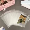 Storage Bags Frosted Self Sealing Bag Idol Card Transparent Gift Durable Protection Practical Plastic