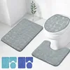 Bath Mats 2/3 Piece Mat Sets Memory Foam Bathroom Toilet Area Rugs Absorbent Shower Non-slip Entrance Doormat Home Decor
