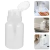 Lagringsflaskor Botte Pump Nail Polish Remover Jar Liquid Dispenser Refillable Makeup Liquids