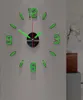 Luminous DIY Wall Clock toy living room modern simple quiet creative toy home decoration acrylic wall toy6982981