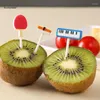 Couverts jetables 11Ua Coupte de collation mignonne Food Food Fruit Fruit pour décorations de fête 3 styles Choisissez