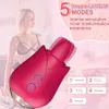 Rose Dance Egg Tongue Licking Suck Vibrator Female Erotic Masturbation Massager Female Erotic Masturbation Device 240401