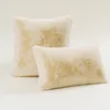 Pillow Soft Fur Stitching Cover Girl Heart Ins Floating Window Sofa Plush Solid Color