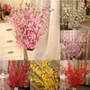 Fiori decorativi 10 pezzi di seta artificiale Silk Blossom Branch Cherry Room Home Decorazione natale