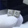 Серьги с шпилькой 18K белое золото.