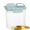 Storage Bottles Rice Barrel Space Saving Beans Container Portable Spice Bottle Airtight Grain Jar Large Cereal Dispenser Kitchen Items