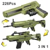 Gun Toys World War II II Scar M416 Desert Eagle Pistol Vector Model pistoletu pistoletu Blok konstrukcyjny Armia MK14 Sniper Building Block Block Toy YQ240413J3ZW