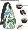 Rucksack tropischer Kaktusschlinge Unisex Chests Bags Crossbody -Wandertag für Umhängetaschen Klettern Rennen