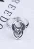 S925 Silver Cat Head Ring Vintage Classel Sterling Silver Cat Ring Ring de estilo británico Hiphop Masculino y hembra Tailandia Tailandia Ring8522289