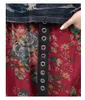 Pantaloni da donna 2 pezzi Restore di abbigliamento Design Set Women Hip Hop Denin Camis Flost Stampa floreale Nuota Kit