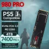 박스 새로운 SSD M2 NVME M.2 2280 PCIE 4.0 X 4 980 PRO 4TB 2TB 1TB 내부 솔리드 스테이트 드라이브 980 HDD 하드 디스크 PS5 데스크탑/PC/노트북