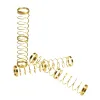 Claviers 110pcs Switch Springs Goldplated Twostage pour DIY Cherry MX Keyboard mécanique 35G / 45G / 60G / 62G / 67G / 78G / 80G / 150G Spring