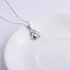 Pendants Pekurr 925 Sterling Silver Zircon Cute Penguin Necklaces For Women Crystal Animal Choker Girl Fashion Jewelry