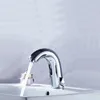 Waschbecken Wasserhähne Messingmaterial Chrom Finishing Farbdeck montiert DC und Wechselstrom von 2 Modellen Power Luxury Automatisch Smart Sense Tap