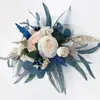 Dekorativa blommor Arch Flower Welcome Sign Lintel Decoration Wedding Simulation