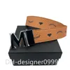 M Luxury Designer Belt Buckle Fashion Veurs en cuir authentique Baltes pour hommes Letter Double Big Big Gold Silver Classical Designer Belt Women