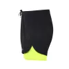 Shorts arsuxeo maschi cortometri da corsa per esterni esterni di allenamento per palestra di allenamento fitness 2 in 1 pantaloncini con fodera più lungo b179