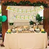 Party Decoration Patimate Welcome Baby Banner Jungle Woodland Animals Deced Shower Girl Girl Safari Birthday