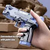 Sand Play Water Fun Passionate Manual Water Gun Ice Blast Desert Eagle Summer Swimming Battle Toy Continuous Shooting Pool Outdoor Fun Q240413