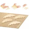 Baking Moulds DIY Foldable Triangle Bread Mold Spiral Croissants Cookie Pastry Cake Fondant Making Tool Shop Kitchen Accessories