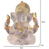 Ganesha Figurine Indian Fengshui Lord Ganesh Statues Home Ornaments Crafts 240409