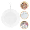 Decorative Figurines 6 Pcs 76 1mm Dye Sublimation Wind Chimes Spinner Ornament Hanging Decor Yard Windchime Aluminum Spinners Decoration