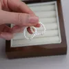 Cluster anneaux Ashiqi Natural Natural Freshater Pearl 925 Sterling Silver Flower Anneau pour filles bijoux Cadeau