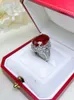 Cluster Rings 2024 Luxury And Exquisite Pigeon Egg Artificial Red Treasure 925 Silver Ring Set With High Carbon Diamond Wedding Jewelry