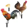 Garden Decorations Decorative Inserts Light Houses For Yard Backyard Hen Outdoor Chicken Yards Acrylic Stake