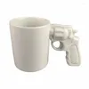 Tasses Pistol Grip Coffee tasse de tasse électroplarée en céramique Amazon Vente